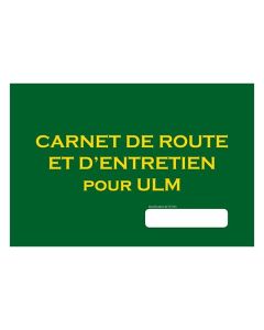 Carnet de route et d'entretien pour ULM | Cépaduès Editions