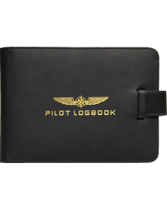 Protection carnet de vol pilot logbook en cuir petit format | Design4Pilots